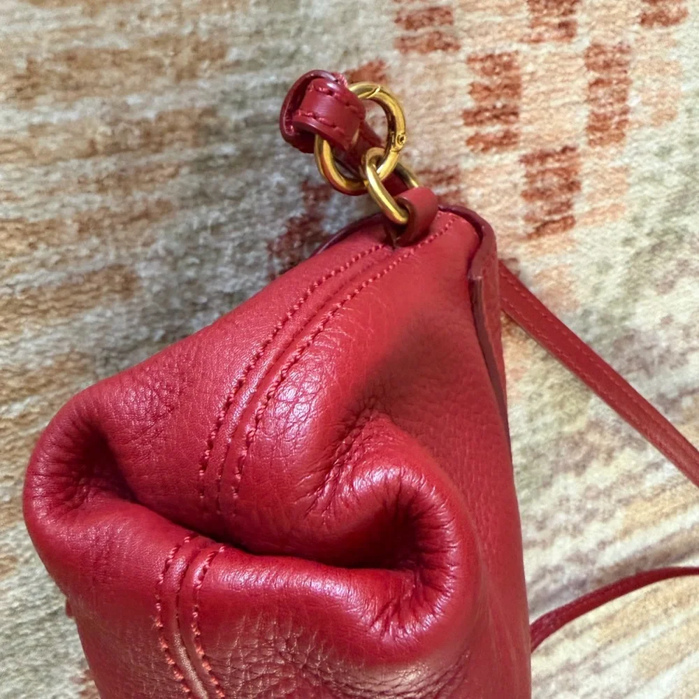 VGUC 2012 Chloe Mini Marcie Pochette Crossbody  Bag Purse Red Valentine's